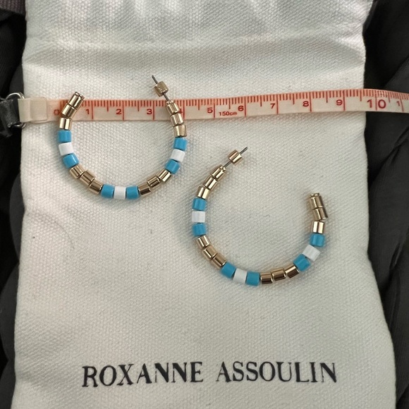 Roxanne Assoulin Bead Hoop Earrings - Picture 4 of 7